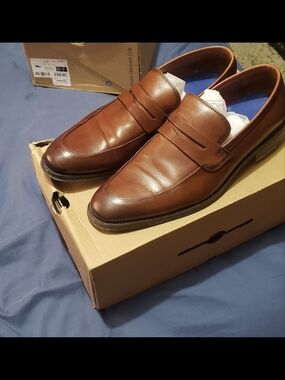 Men's Classic Penny Loafers in Chestnut Brown